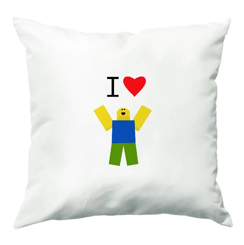 Discount Mania I love Blox Gaming Cushion