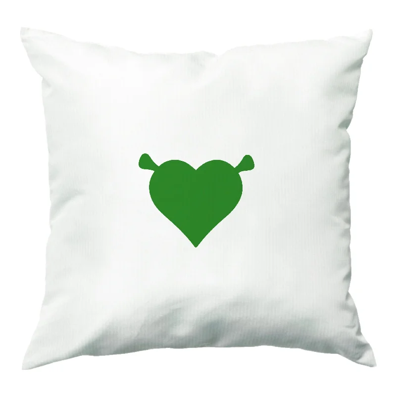 Amazing Deals Green Ogre Heart Cushion
