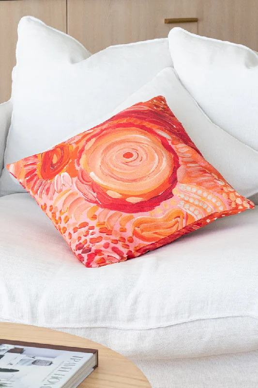 Super Sale Country Linen Cushion Cover (45cm x 45cm)