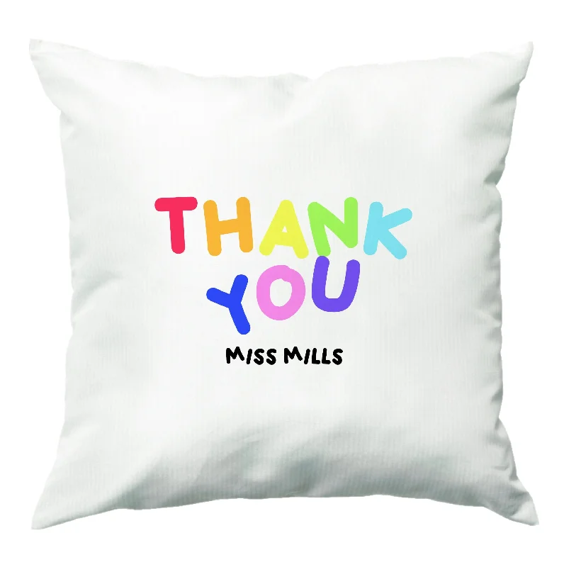 Sneak Peek Sale Thank You - Personalised Teachers Gift Cushion