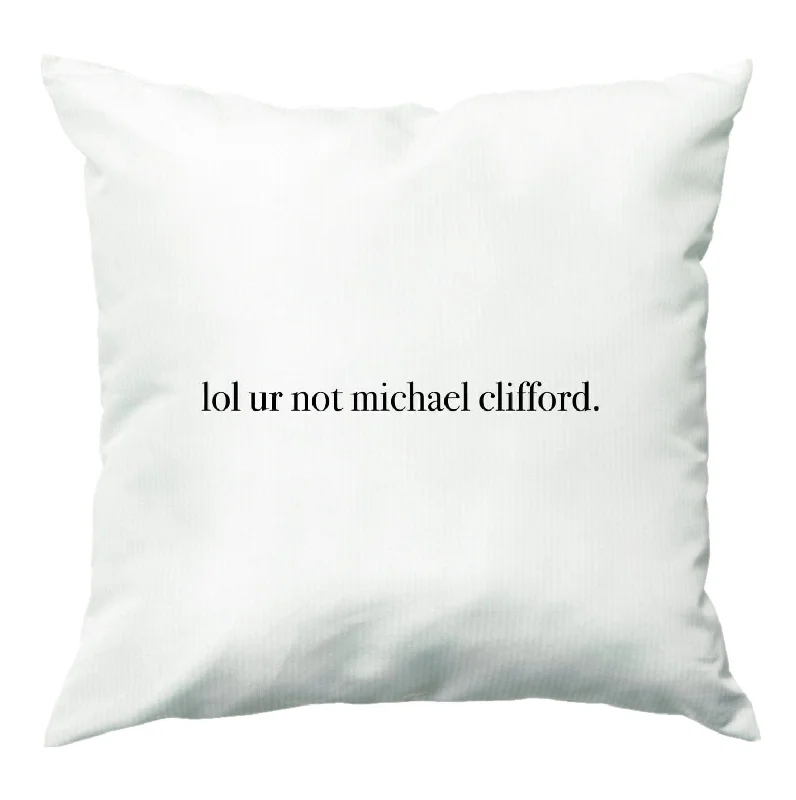 Final Markdown Lol Ur Not Michael Clifford Cushion
