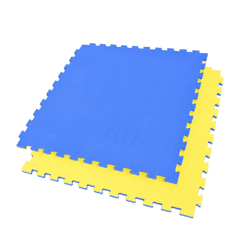 Seasonal Sale 1 Piece Puzzle Mat Interlocking Blue/Yellow Gym Flooring 3 cm thick 1M x 1M Seasonal Sale 1 Piece Puzzle Mat Interlocking Blue/Yellow Gym Flooring 3 cm thick 1M x 1M