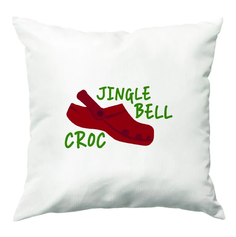 Best Bargains Jingle Bell Croc - Christmas Puns Cushion
