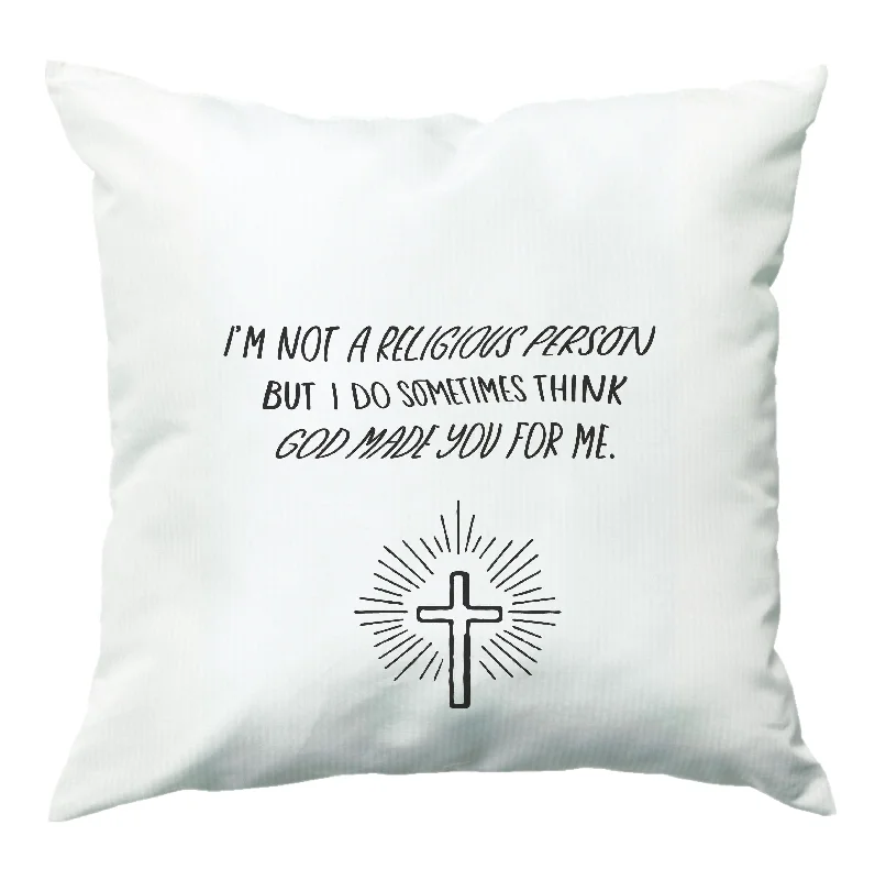 Seasonal Sale I'm Not A Religious Person Cushion