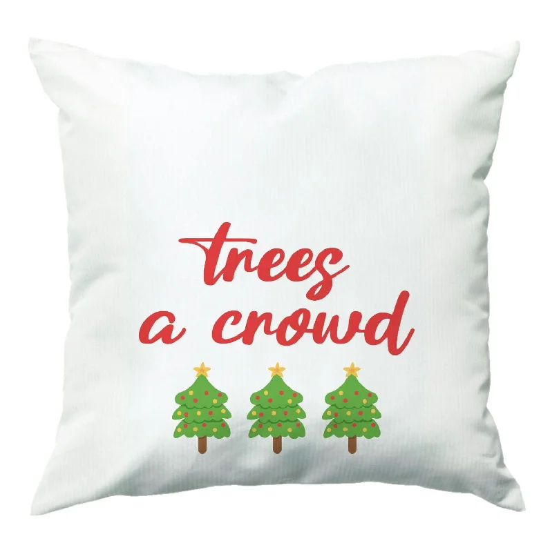 Must-Have Deals Trees A Crowd - Christmas Puns Cushion