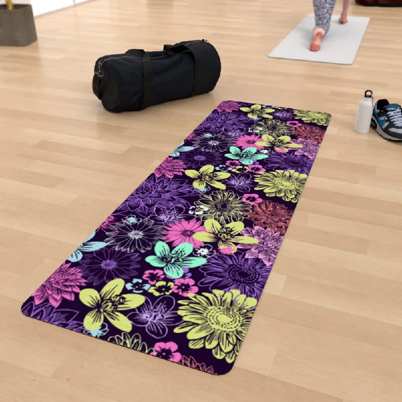 Members Only Yoga Mat - Flowers
