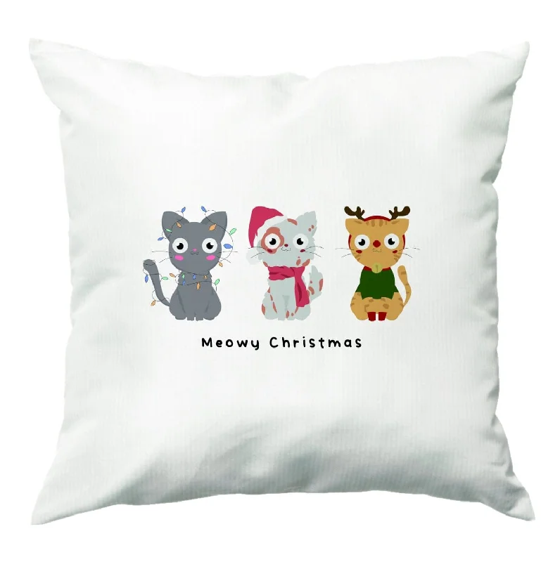 Don't Miss Meowy Christmas  Cushion