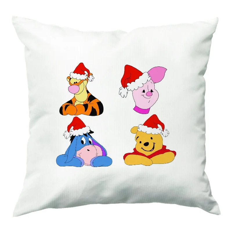 Today’s Deal Bear, Tiger, Donkey and Pig Pattern Christmas Cushion