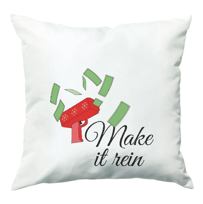 One-DAY Sale Make It Rein - Christmas Puns Cushion