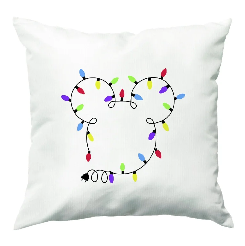 Unmissable Offer Mouse Christmas Lights Christmas Cushion