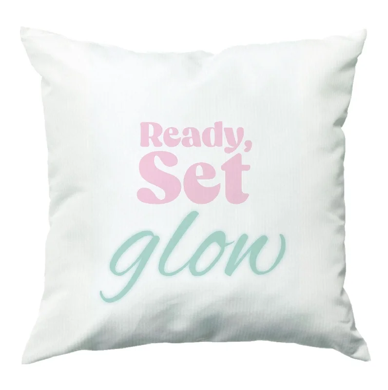 Price Drop Ready, Set, Glow - Christmas Puns Cushion