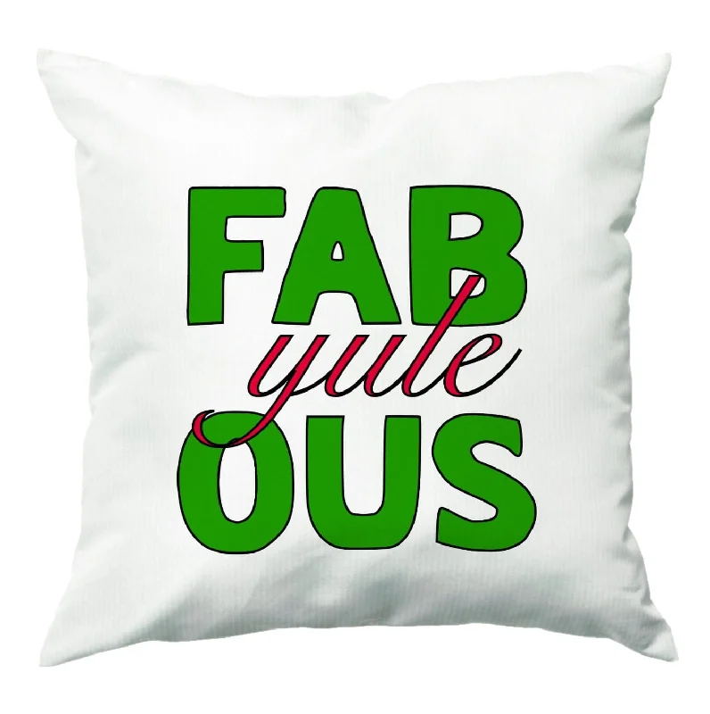 Today's Special Fab-Yule-Ous Red - Christmas Puns Cushion