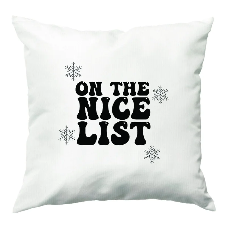 Exclusive Deal On The Nice List - Naughty Or Nice  Cushion