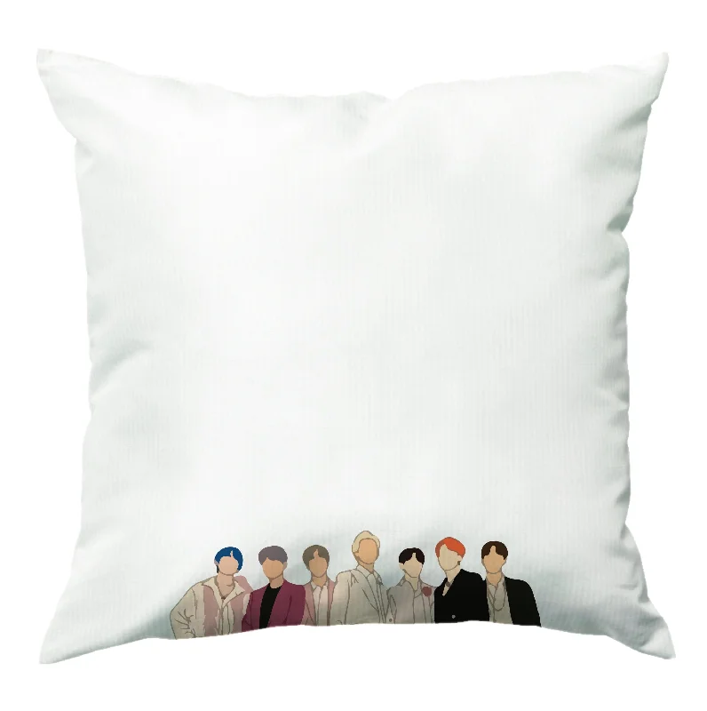 Today's Special Faceless K-Pop Band Band Cushion