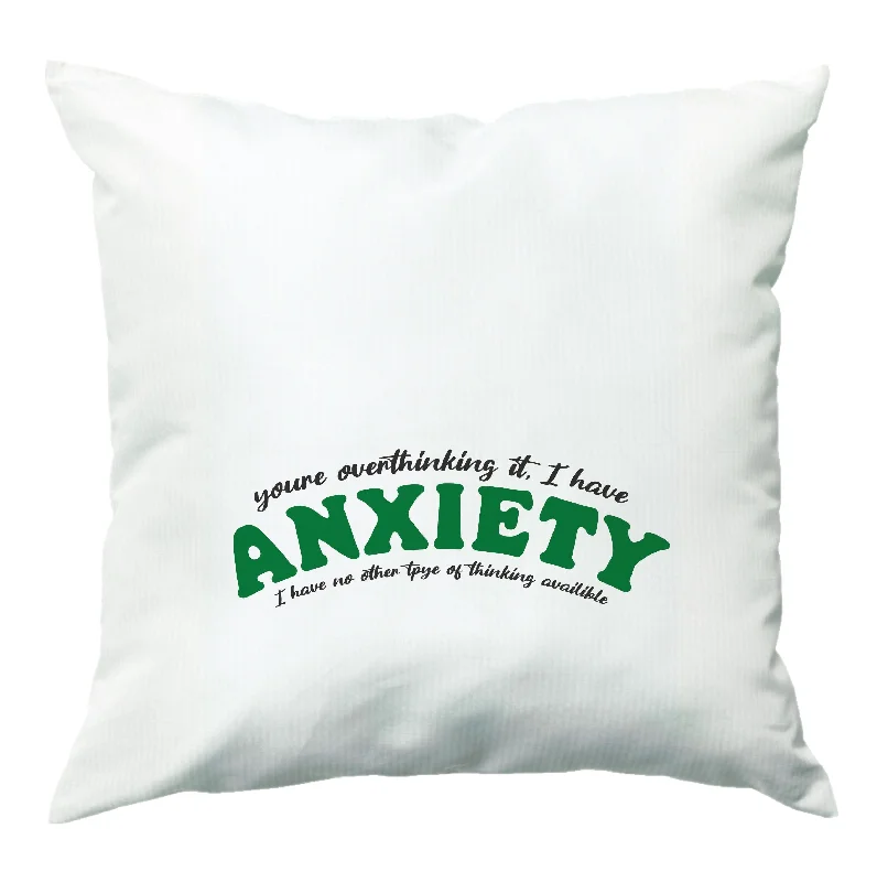 Members Only You're Overthinking It Cushion