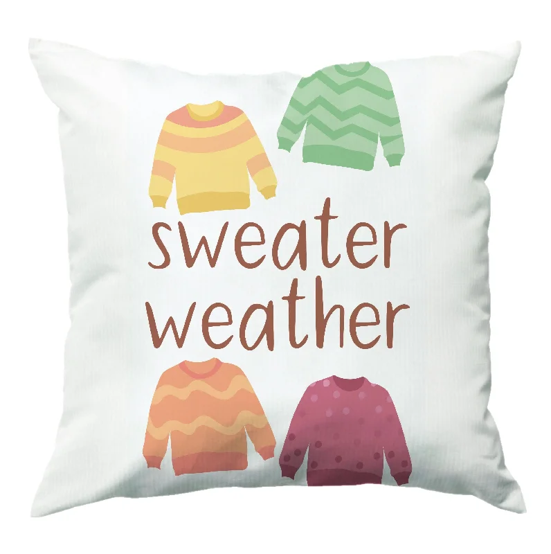 Act Now Sweater Weather - Autumn Cushion