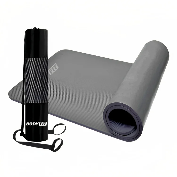 Time-Limited Offer BodyFit Fitness Exercise Mat 1.5 cm Extra Carry Bag String Strap