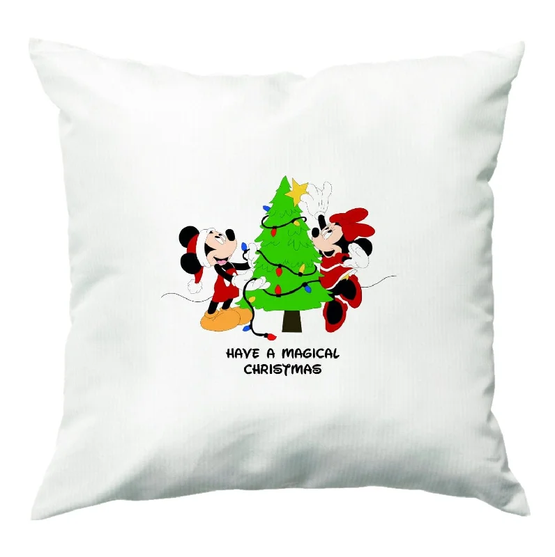 Can't Be Beat Festive Fairytale Mice - Christmas Cushion