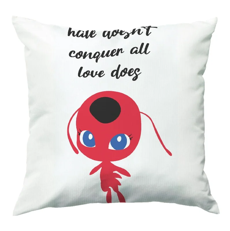 Can't Miss Hate Doesn't Conquer All Cushion
