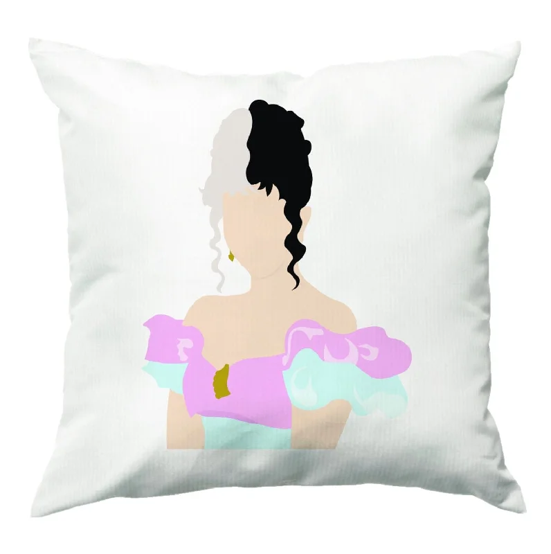 Savings Spectacular Blue And Pink Dress Cushion