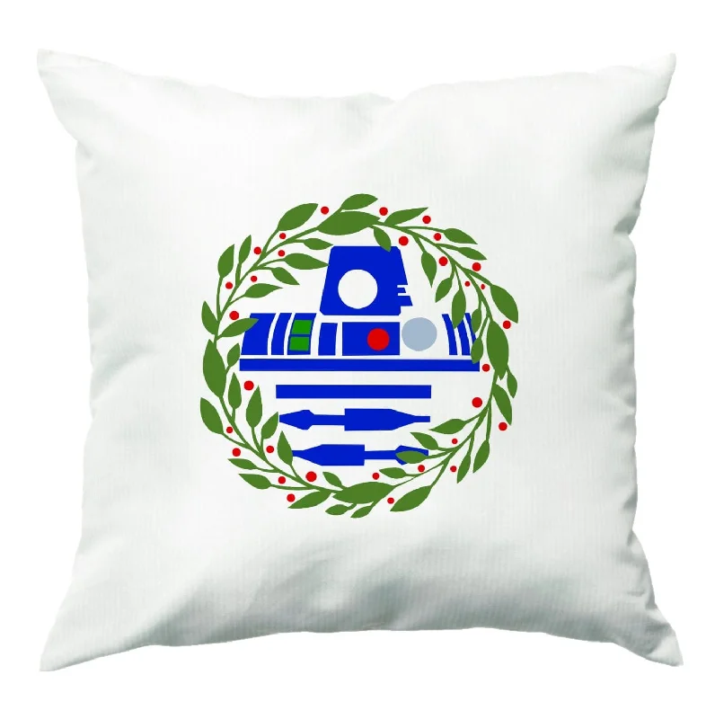 Final Clearance R2D2 Christmas Wreath Cushion