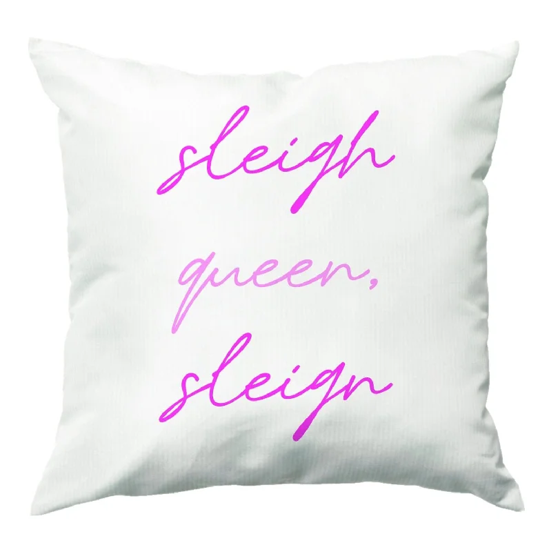 Bargain Prices Sleigh Queen - Christmas Puns Cushion