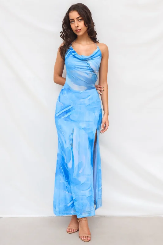 Price Drop Emory Maxi Dress - Blue Print