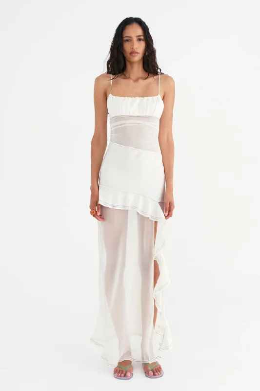 Markdowns Delilah Maxi Dress Off White