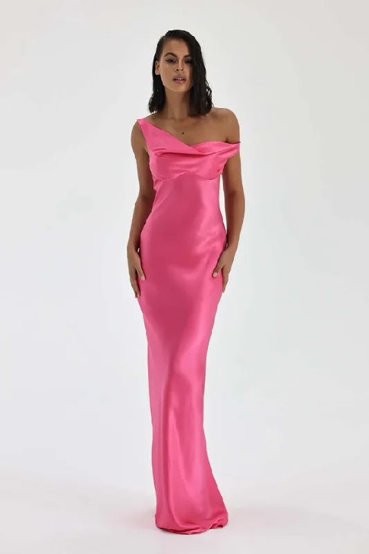 Discount Deals Monika Gown Neon Pink