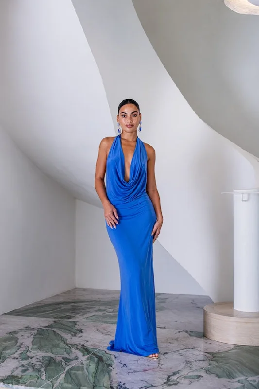 Instant Discount Saint Plunge Maxi Dress Sapphire