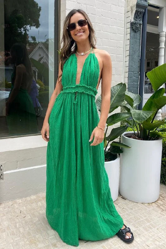 Instant Savings Lefkothea Dress Emerald