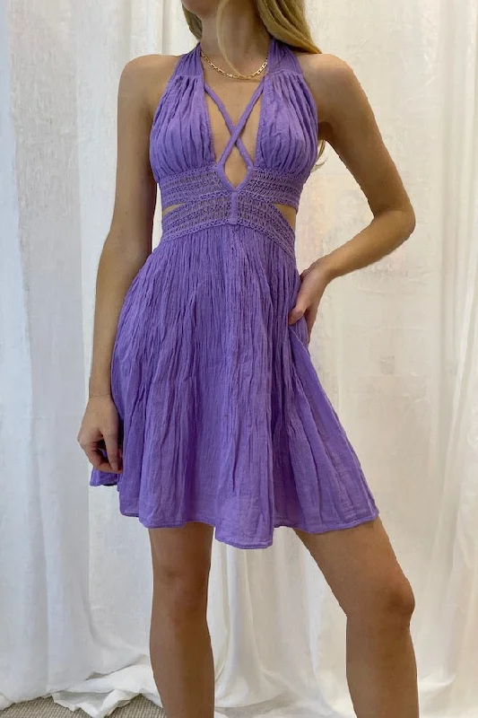 Savings Event Artemis Mini Dress Lavender