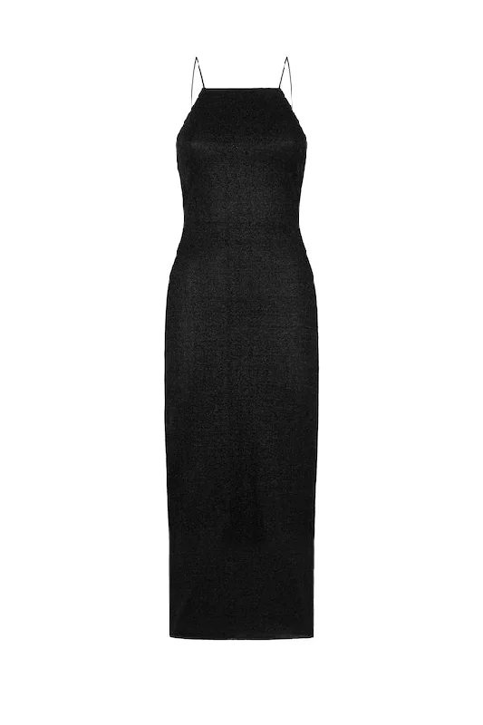 Deal Dash Lumiere Long Dress Black