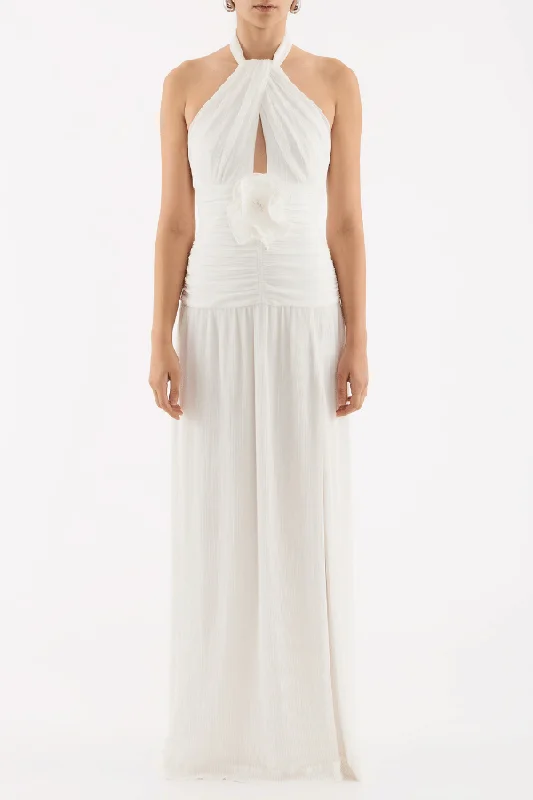 Sneak Peek Sale Guinevere Halter Gown Ivory