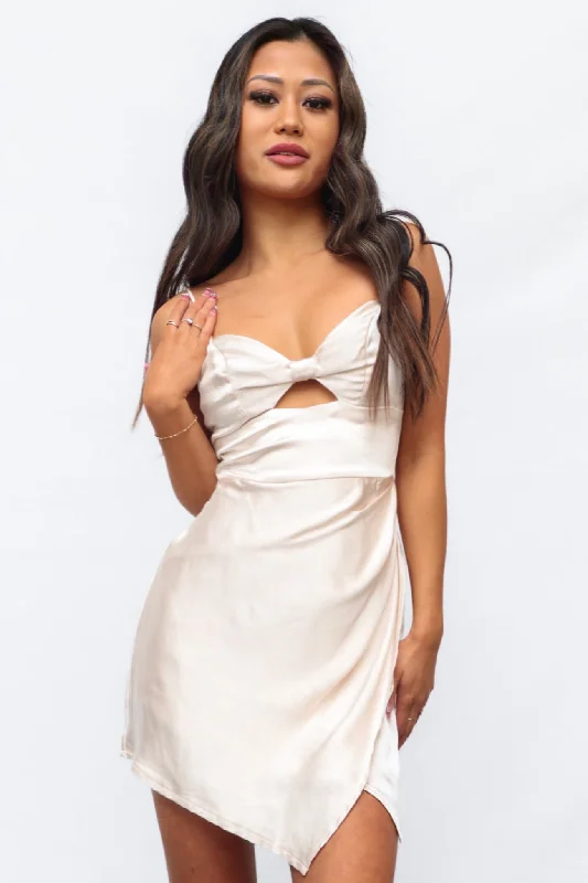 Deal Dash Sterling Mini Dress - Champagne