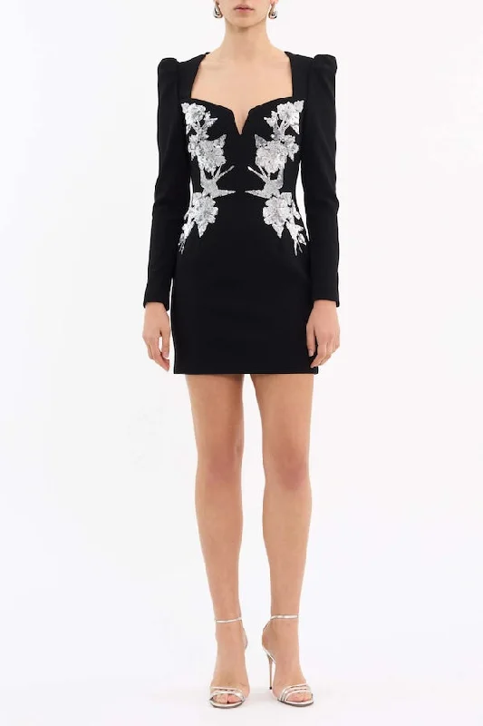 Limited Time Offer Monroe Long Sleeve Mini Black