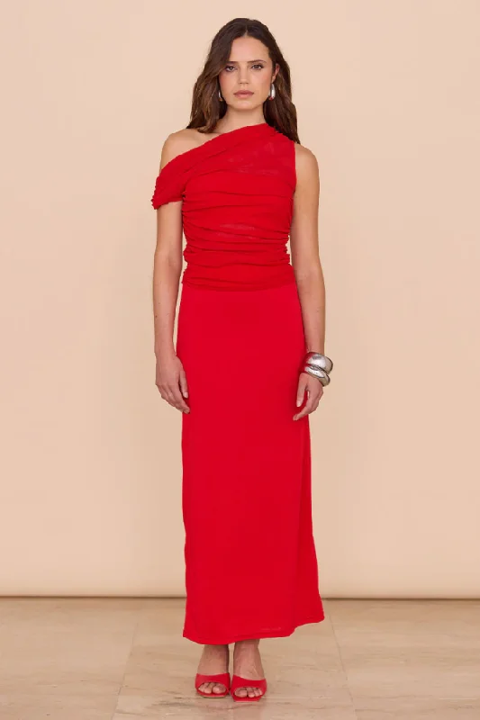 YEAR-End Sale Thea Mesh Dress Chilli