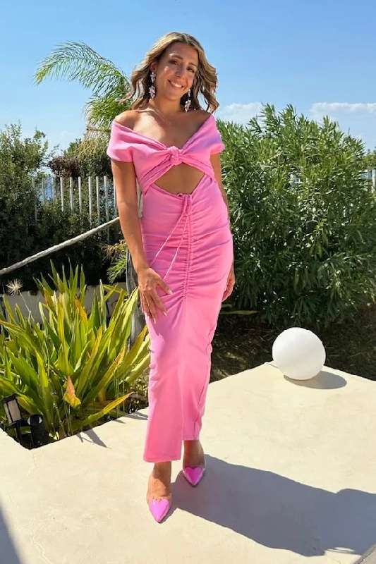 Exclusive Online Offer Exclusive Ramos Dress Pink