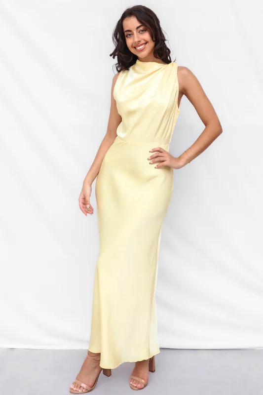 Year-End Sale Vianna Formal Dress - Yellow