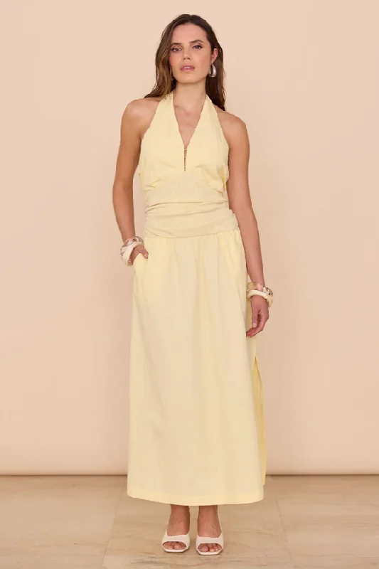 Limited Time Prophecy Dress Soft Yellow