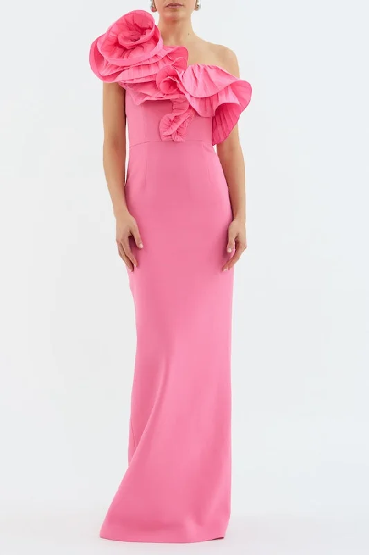 Act Now Rosita Gown Shrimp Pink