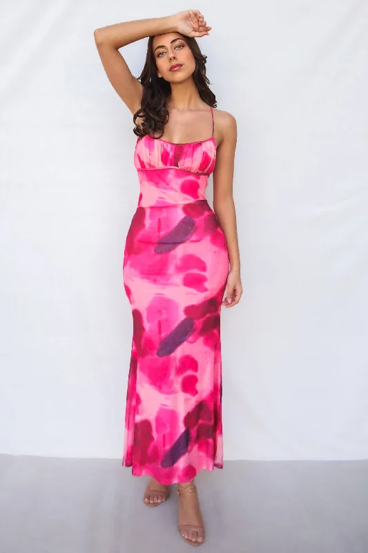 Savings Bonanza Roselyn Maxi Dress - Pink