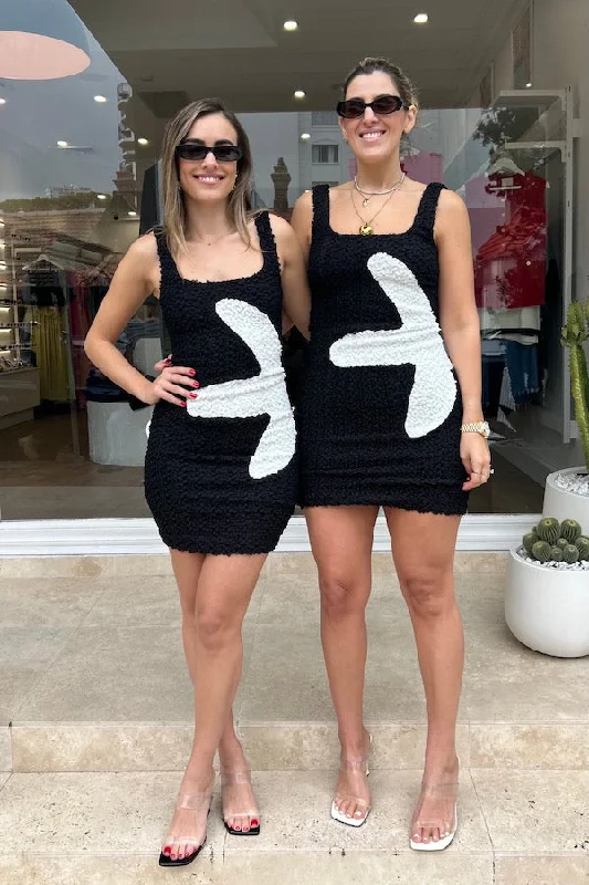Limited Edition Kiyo Mini Dress Black