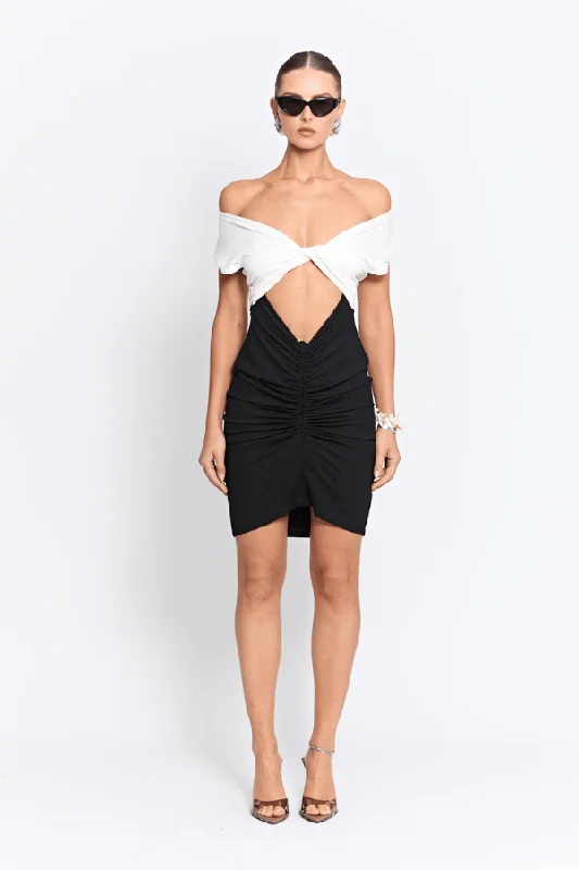 Price Buster Mini Ramos Dress Two Tone