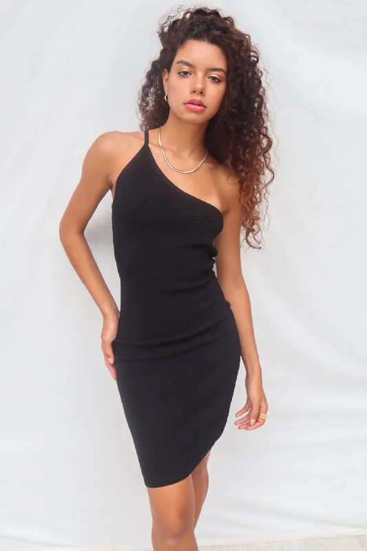 Special Promotion Maddox Mini Dress - Black