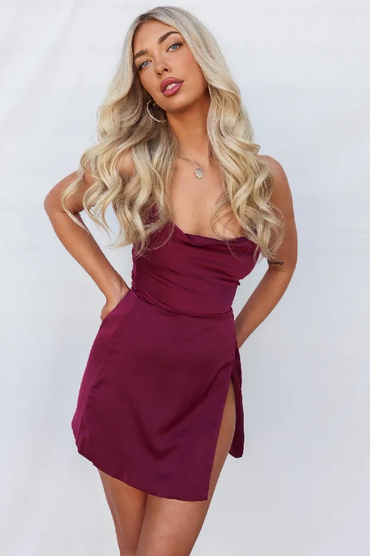 Loyalty Reward Richie Mini Dress - Plum