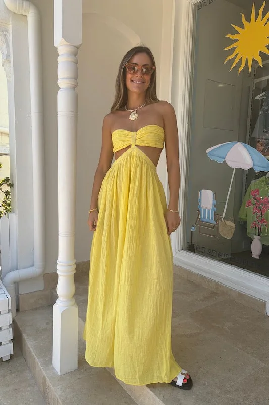 Price Cut Chloe Dress Lemon