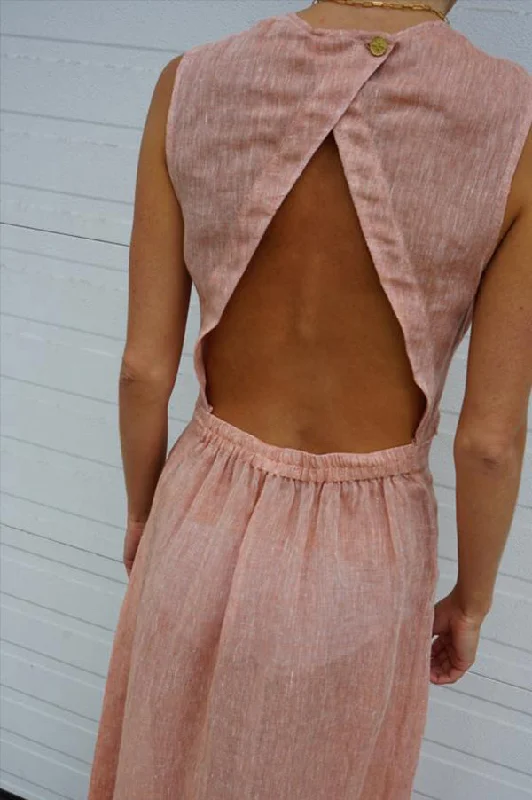 Buy Now Marassi Dress in Peach Orange