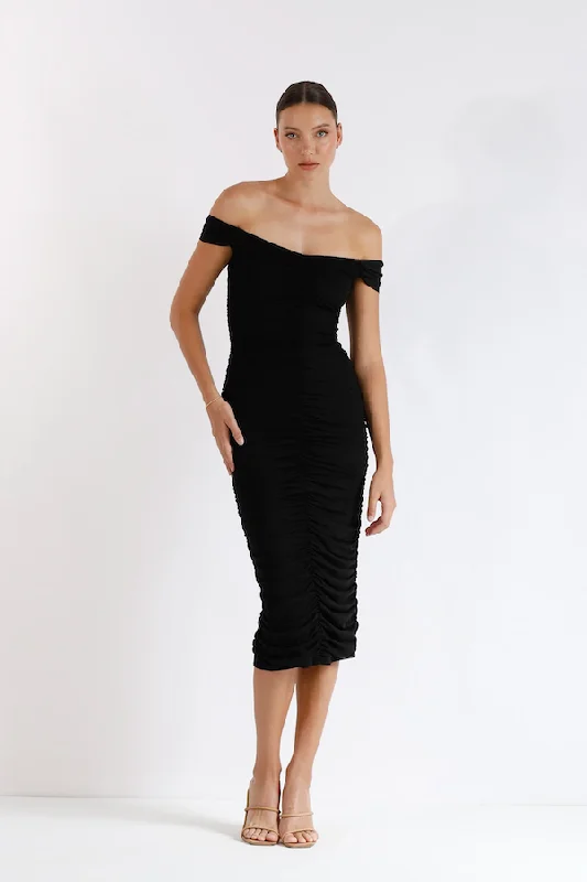 Limited Stock New Horizon Tapered Midi Black