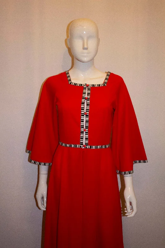 Limited Availability Vintage Simon Ellis Red Dress